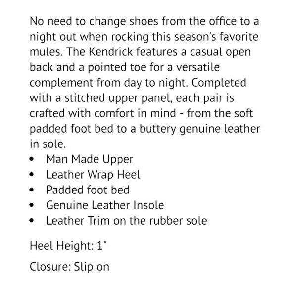 NIB- Sz 7's LEFT- LTHR STITCH "KENDRICK" SLIP ONS - Picture 8 of 8